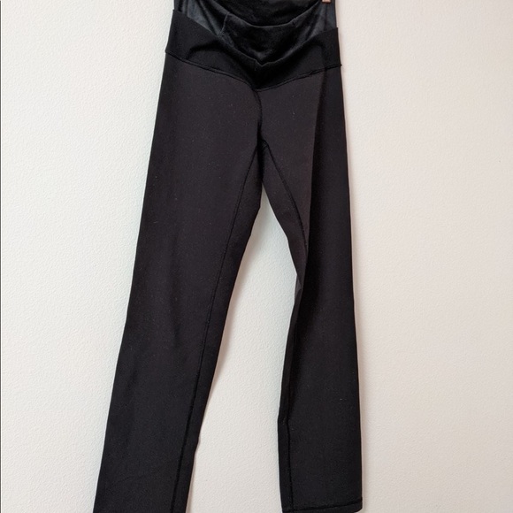 lululemon athletica Pants - Lululemon double waistband black 8R